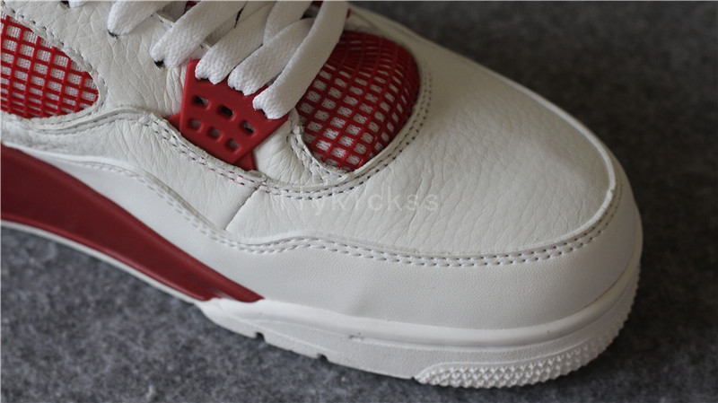 Air Jordan 4 Retro Low Alternate 89 White Red